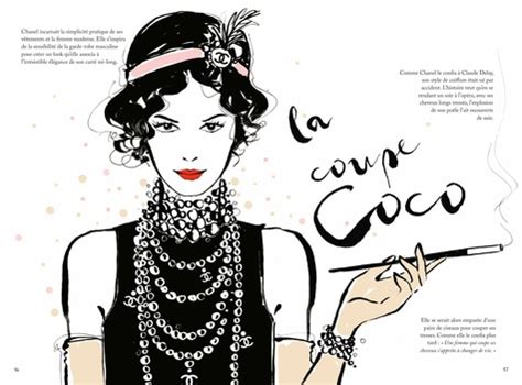 coco chanel : l'univers illustré d'une icône de la mode